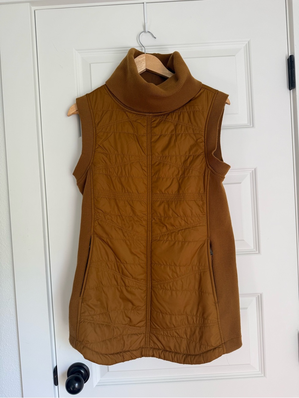 Prana Quilted Sherpa-Lined Pullover Vest